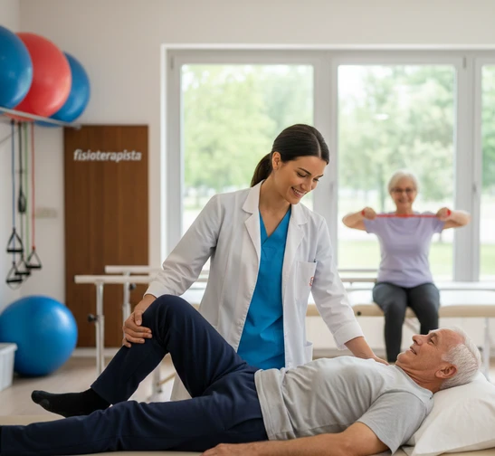 Esercizi di ginnastica dolce per anziani con istruttore